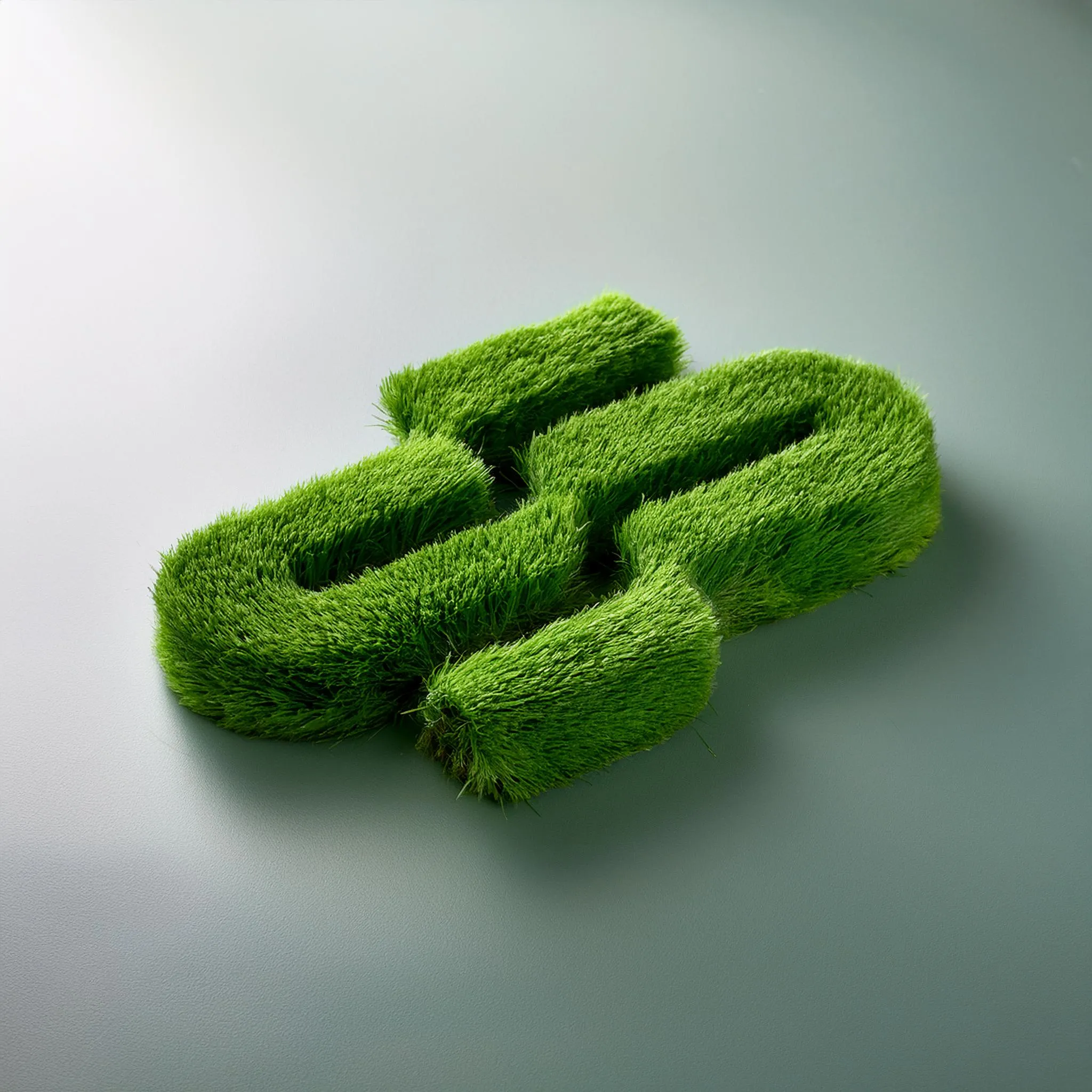 Markenzeichen von slap design aus Gras